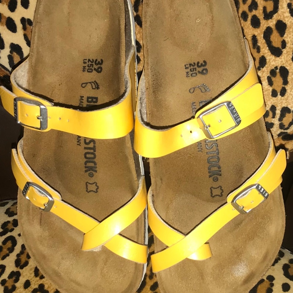 Birkenstock Authentic Yellow Sandals